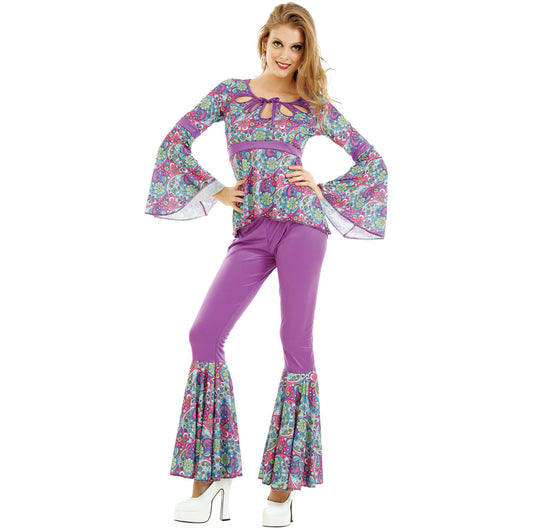 Disco Diva Women's Halloween Costume Foxy 70's Night Fever Funky Boogie Dancer Small