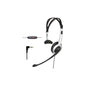 Panasonic KXTCA430S Comfort-Fit Foldable Headset with 2.5mm Jack, Silver