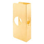 Prime-Line Products U 9540 Door Reinforcer 1-3/8-Inch Thick by 2-3/8-Inch Backset 2-1/8-Inch Bore, Brass Recesssed