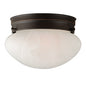 Design House 514547 Millbridge 1-Light Ceiling Mount, 5-Inch by 7-7/8-Inch, Oil Rubbed Bronze
