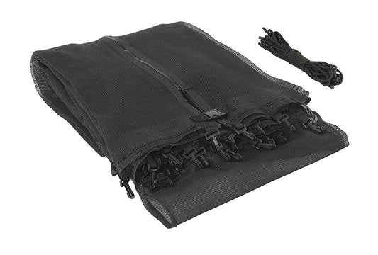 11' Trampoline Enclosure Safety Net Fits 11 FT. Round Frames Using 3 Arches, (poles not included)