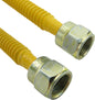 LASCO 10-1275 Texas Fine Flare Gas Line, 3/8-Inch X 3/8-Inch Female Nut X 72-Inch Length