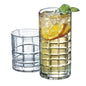 Anchor Hocking Manchester Small and Large Drinking Glasses, 16-Piece Glassware Set