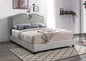 Bedroom Kimberly Scalloped Queen Bed, Champagne