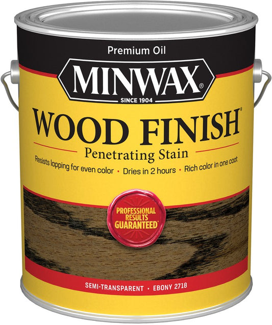 Minwax 710130000 Wood Finish, 1 gallon, Ebony