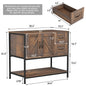 Free Standing Farmhouse Style Bathroom Vanity with Storage