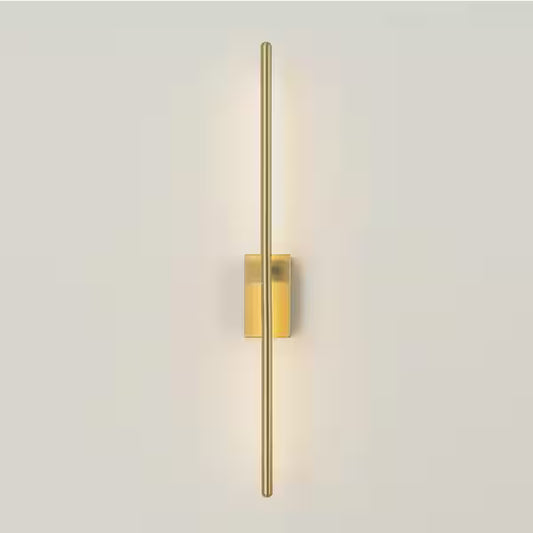 Stiner 23.6 in. 1-Light Modern Gold Linear Rotatable Integrated LED 3000K Warm Light Bathroom Vanity Light