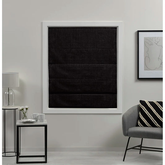 Exclusive Home Acadia 100% Blackout Roman Shade