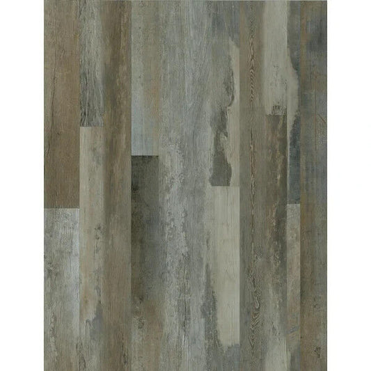 TrafficMaster WD6098 Distressed Wood Multi-Width Peel and Stick 6" x 36" - Grey
