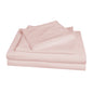 New Open Box Pink Super Soft Crinkle Washed Microfiber Duvet Cover Set