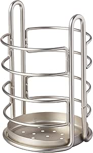 Brand New Euro Utensil Holder, Satin Nickel