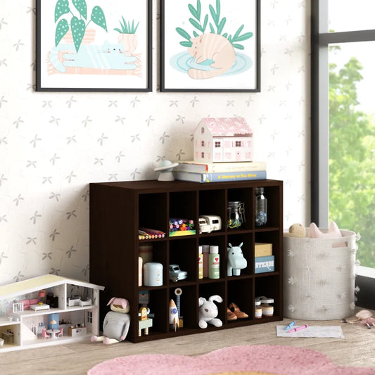 New ClosetMaid 8929 Stackable 15-Cube Organizer, Espresso
