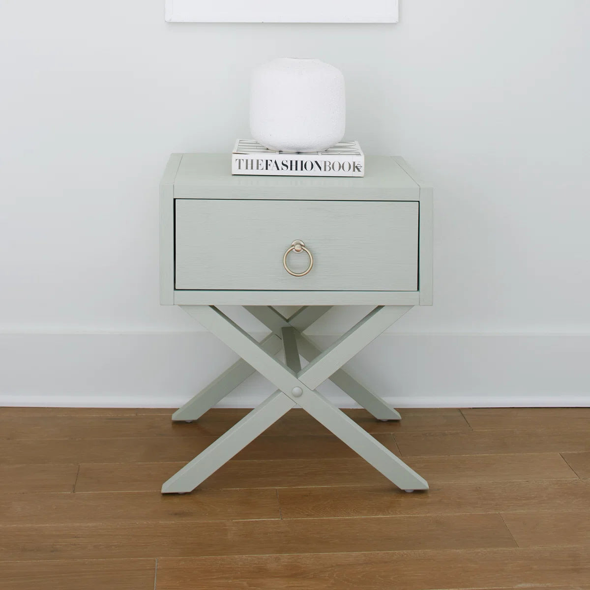 East End One Drawer Accent Table - Light Green
