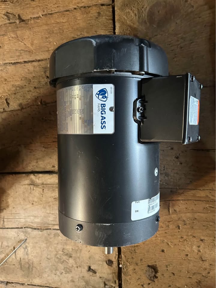 Big Ass Fans Motor 1725RPM 575V 2HP model YVK58T17W99043A B