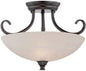 Designers Fountain 85111-ORB Kendall Semi-Flushmount, Oil Rubbed Bronze
