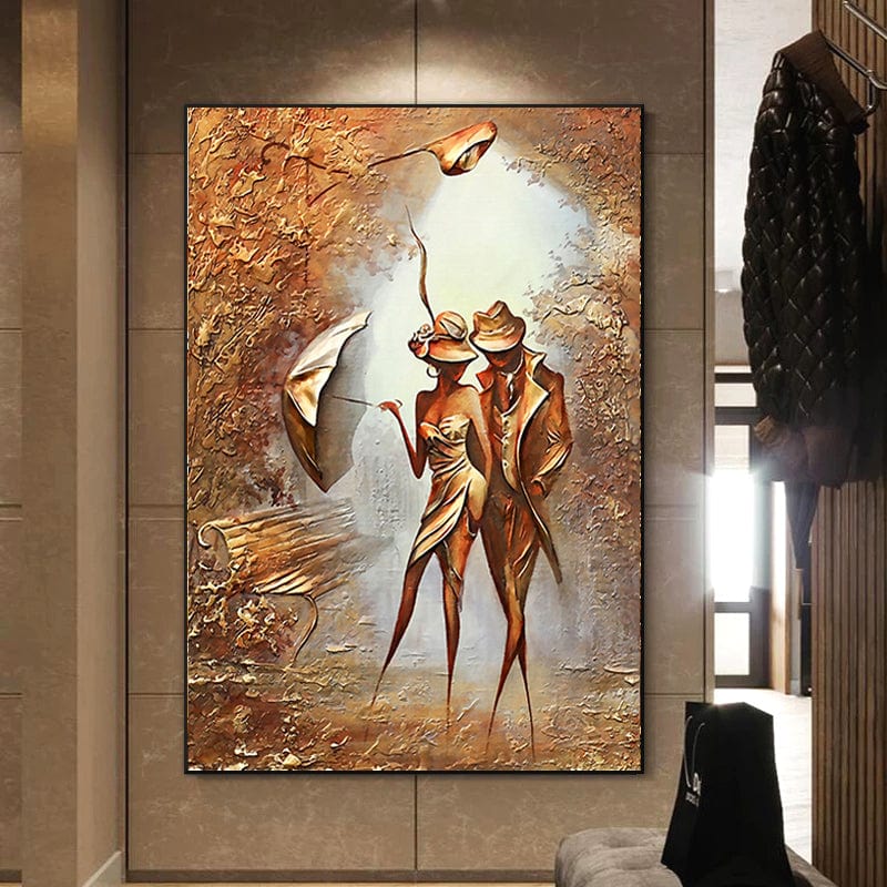"Nightwalks in Paris" & "Romantic Couple" by Crib of Art wall prints 14x20