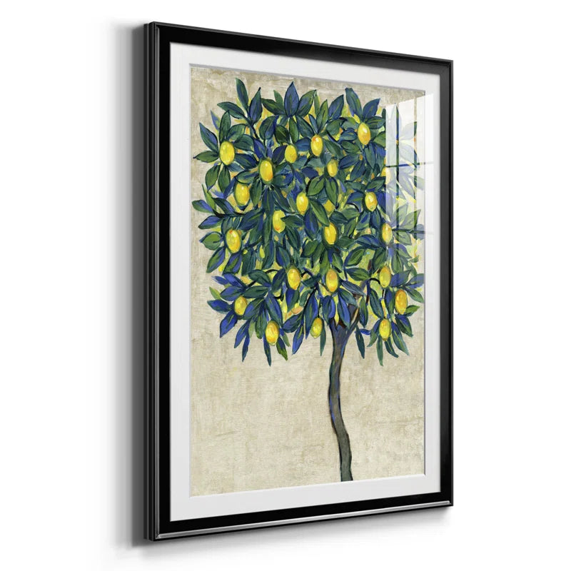 " Lemon Tree Composition I " wall art print 24x18