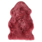 Haghni Handmade Sheepskin Red Indoor Rug