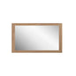 New 48"x28" Rectangular Mirror with Rough Oak Frame