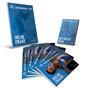 New HSI Adult First Aid | CPR AED Skill Guide (5 Pack) / Instructor Guide & DVD