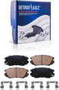 Front Ceramic Brake Pads P-1421 for Buick Allure LaCrosse Regal Cadillac ELR Chevy Equinox Impala Malibu GMC Terrain SAAB 9-5 - 2pc Set