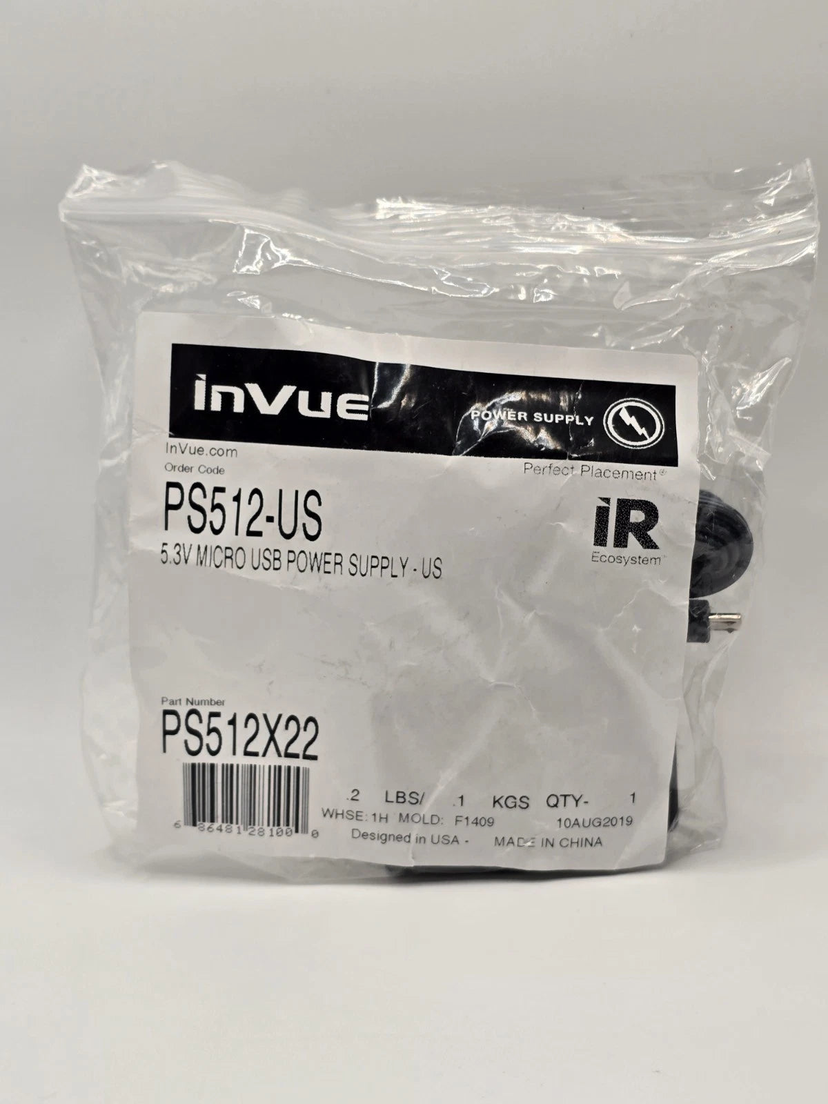 InVue PS512-US 5.3V Micro USB Power Supply