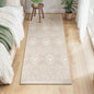 SONGMICS Area Rug, 2x6 ft Boho Style, Cappuccino Beige