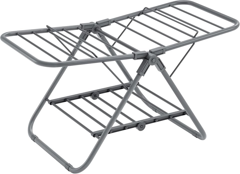 Clothes Drying Rack, Laundry Rack, Free-Standing Indoor Airer, 17.3 x 39.8 x 19.7 Inches