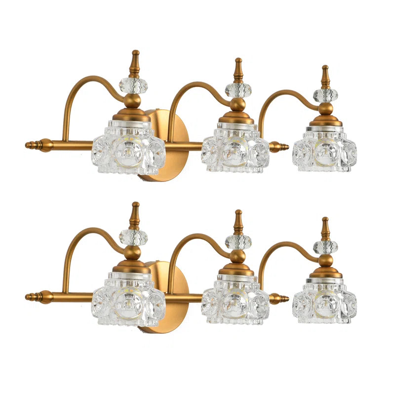 Janila 3 light dimmable bath sconce set 2