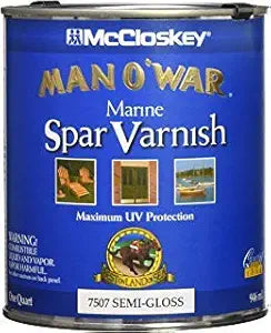 McClosky Man O War 80-7507 Spar Varnish-Low VOC, Semi-Gloss ~ One Gallon