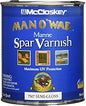 McClosky Man O War 80-7507 Spar Varnish-Low VOC, Semi-Gloss ~ One Gallon