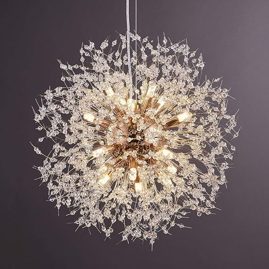 Shugar 12 Light Modern Crystal Beaded Chandelier