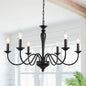 Tinoco 6 Light Dimmable Classic Traditional Chandelier
