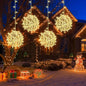 Outdoor Christmas Balls Lights 4 Pack Hanging