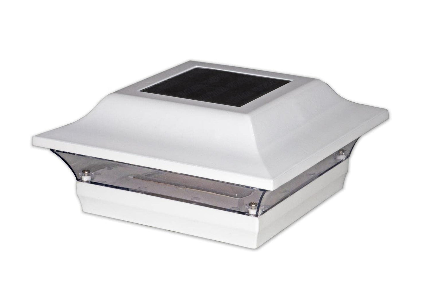 5X5 White Aluminum Imperial Solar Post Cap